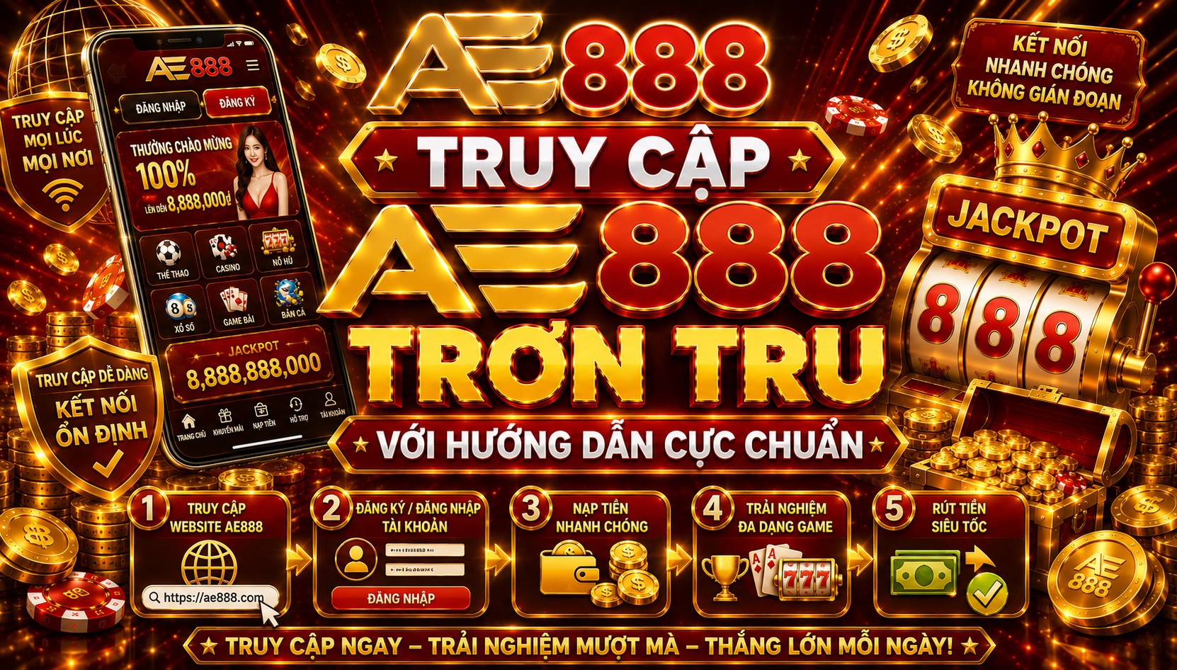 Ae888 truy cập trơn tu